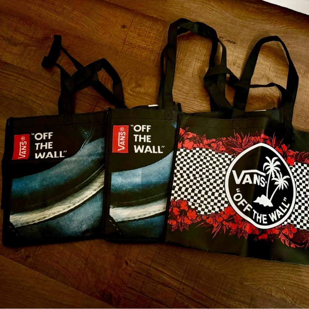Vans reusable tote bags